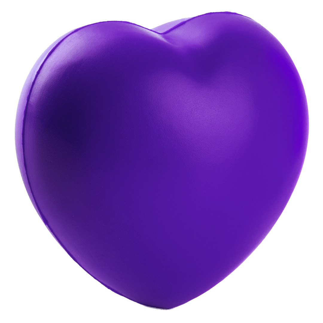 HEART, antistres proizvod, ljubičasti