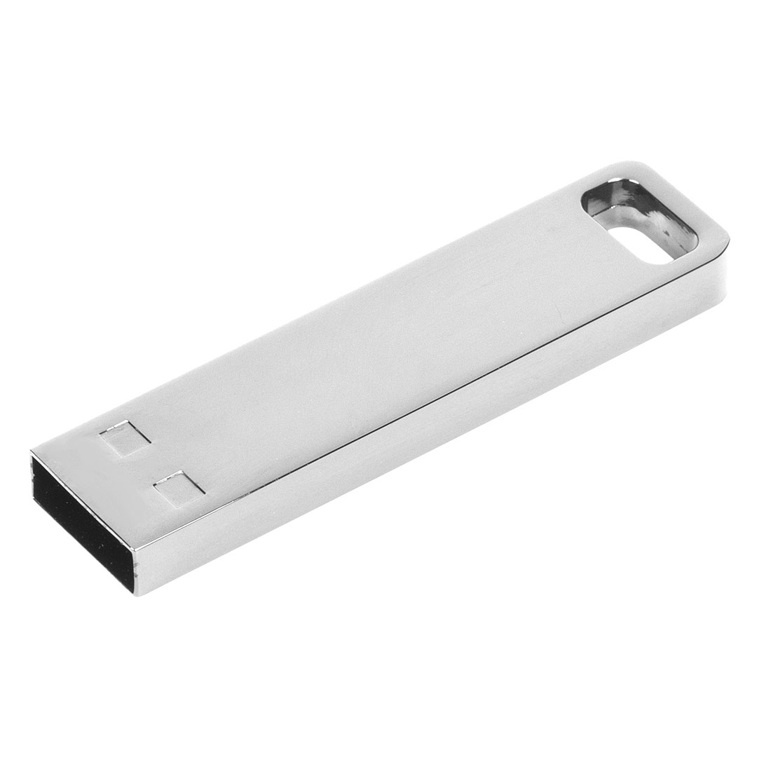 DEOCOM, usb flash memorija, sjajno metalna, 16GB