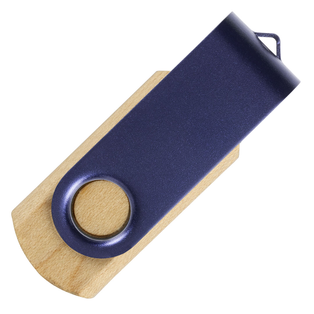 SMART WOOD 3.0, usb flash memorija, plava, 16GB