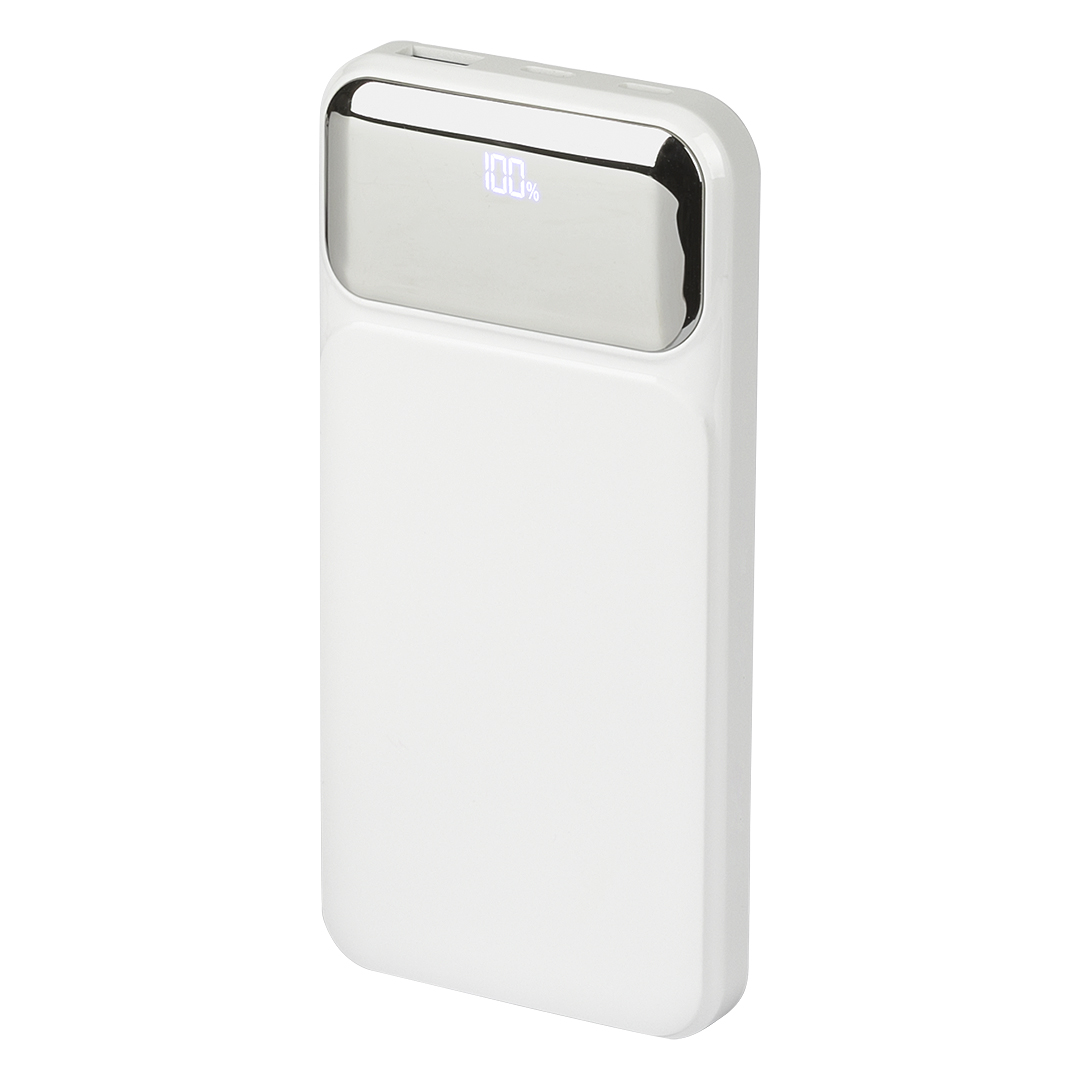 CONNECTOR, pomoćna baterija, 10.000 mah, bela