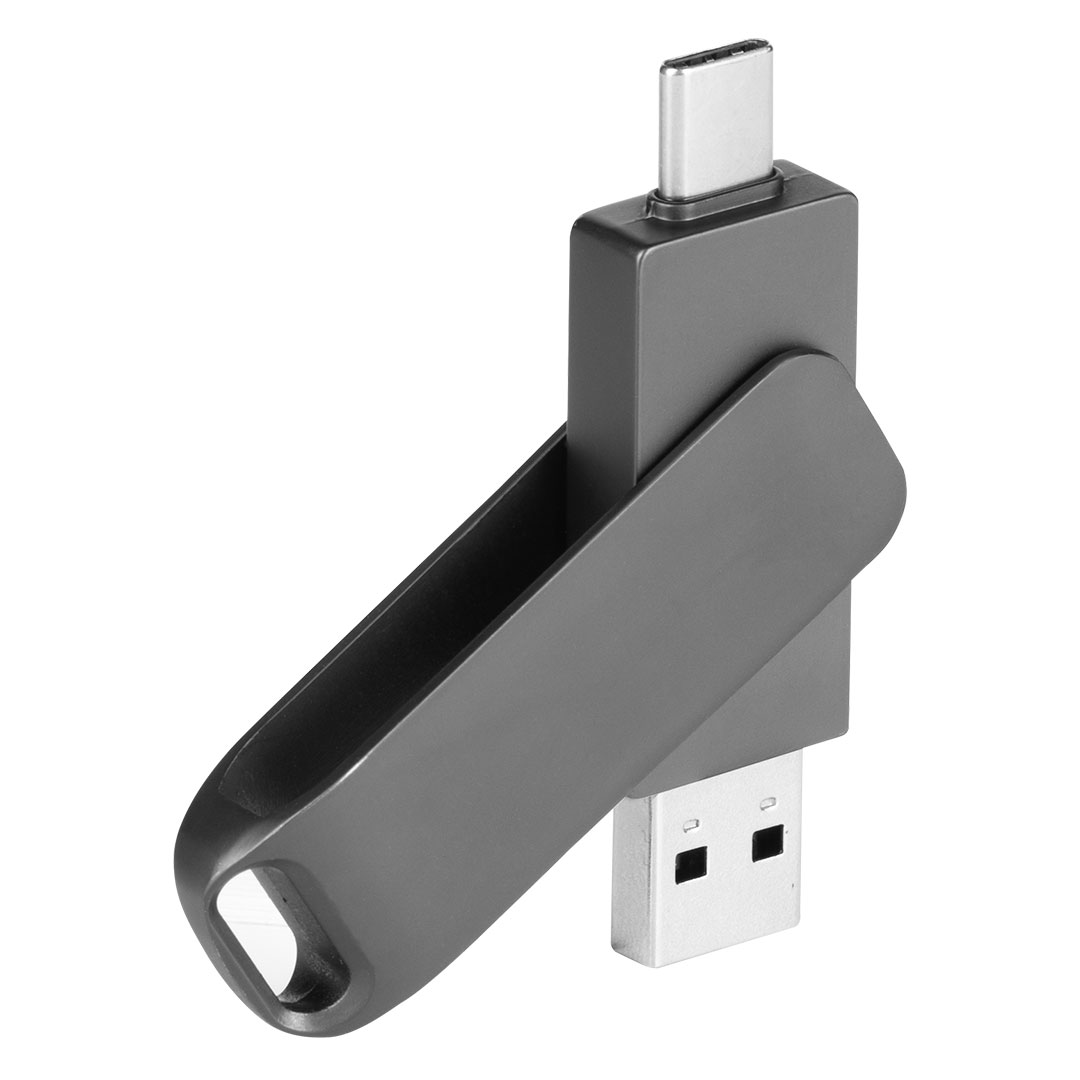VOX C, usb flash memorija, tamno metalna, 16GB