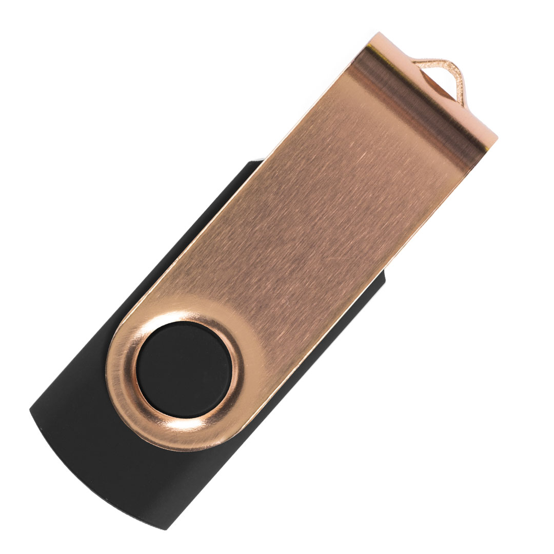 SMART ROSE GOLD, usb flash memorija, crni, 32GB