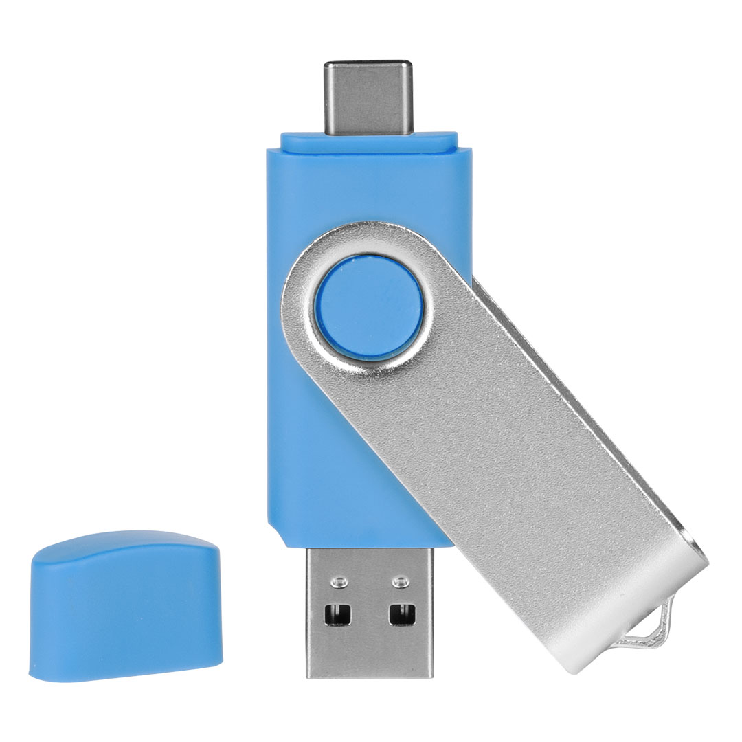SMART C SILVER 3.0, usb flash memorija, svetlo plavi, 32GB