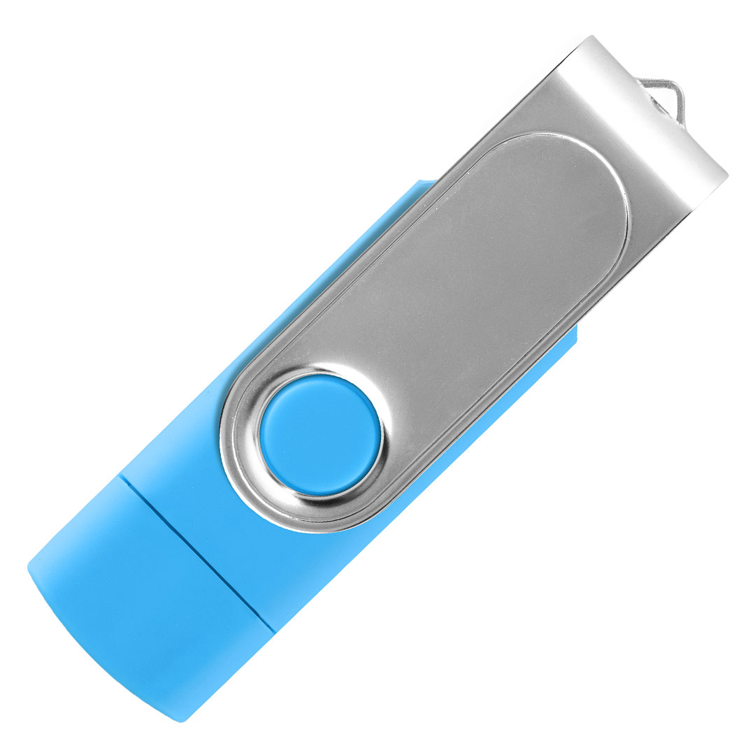 SMART C STICKER 3.0, usb flash memorija, svetlo plavi, 128GB