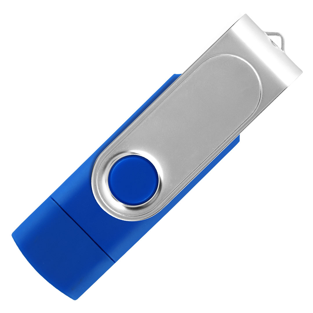 SMART C STICKER, usb flash memorija, rojal plavi, 16GB