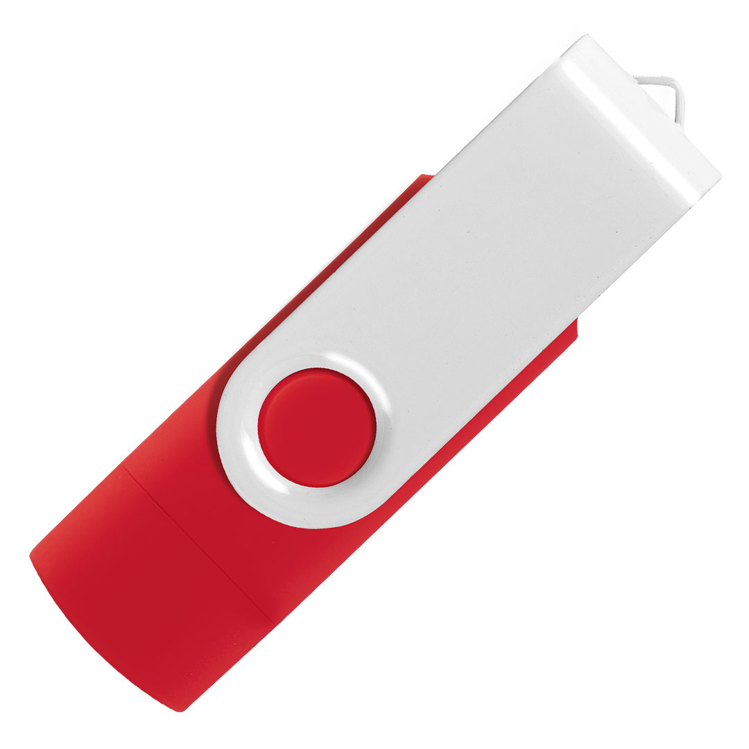 SMART C WHITE, usb flash memorija, crveni, 32GB