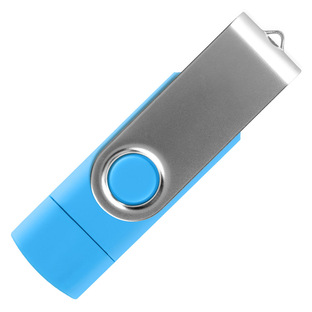 SMART C, usb flash memorija, svetlo plavi, 32GB