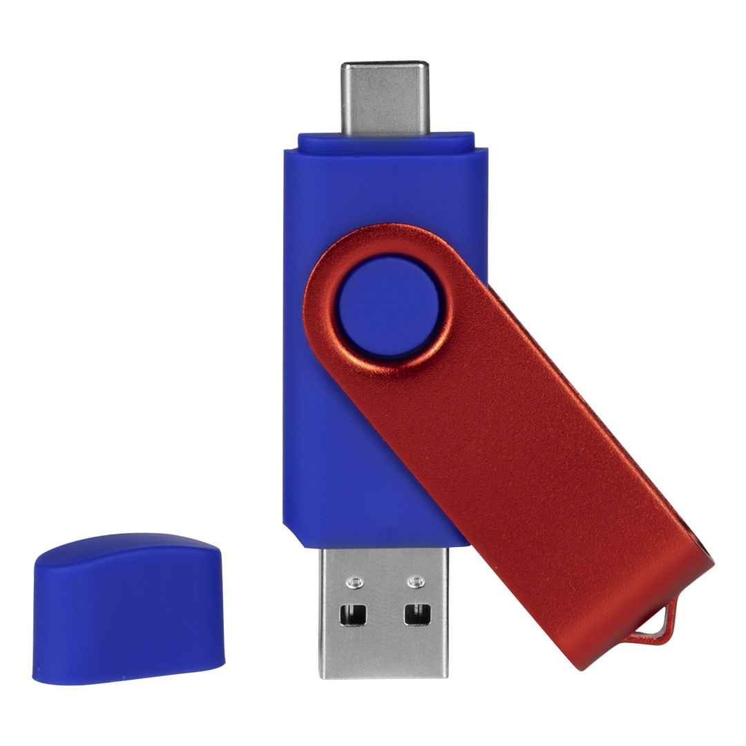 SMART C RED, usb flash memorija, rojal plavi, 32GB
