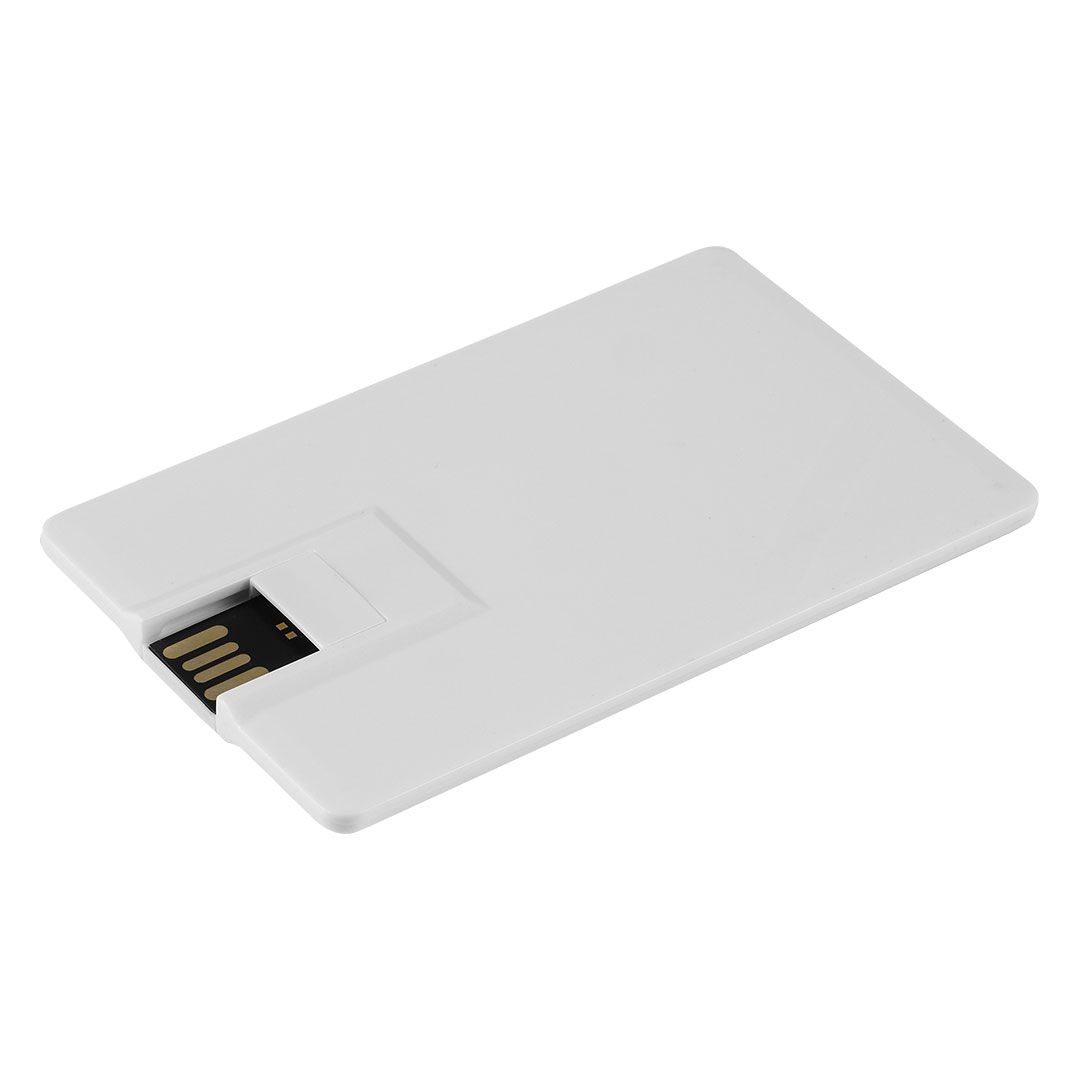 CREDIT CARD C, usb flash memorija, beli, 8GB