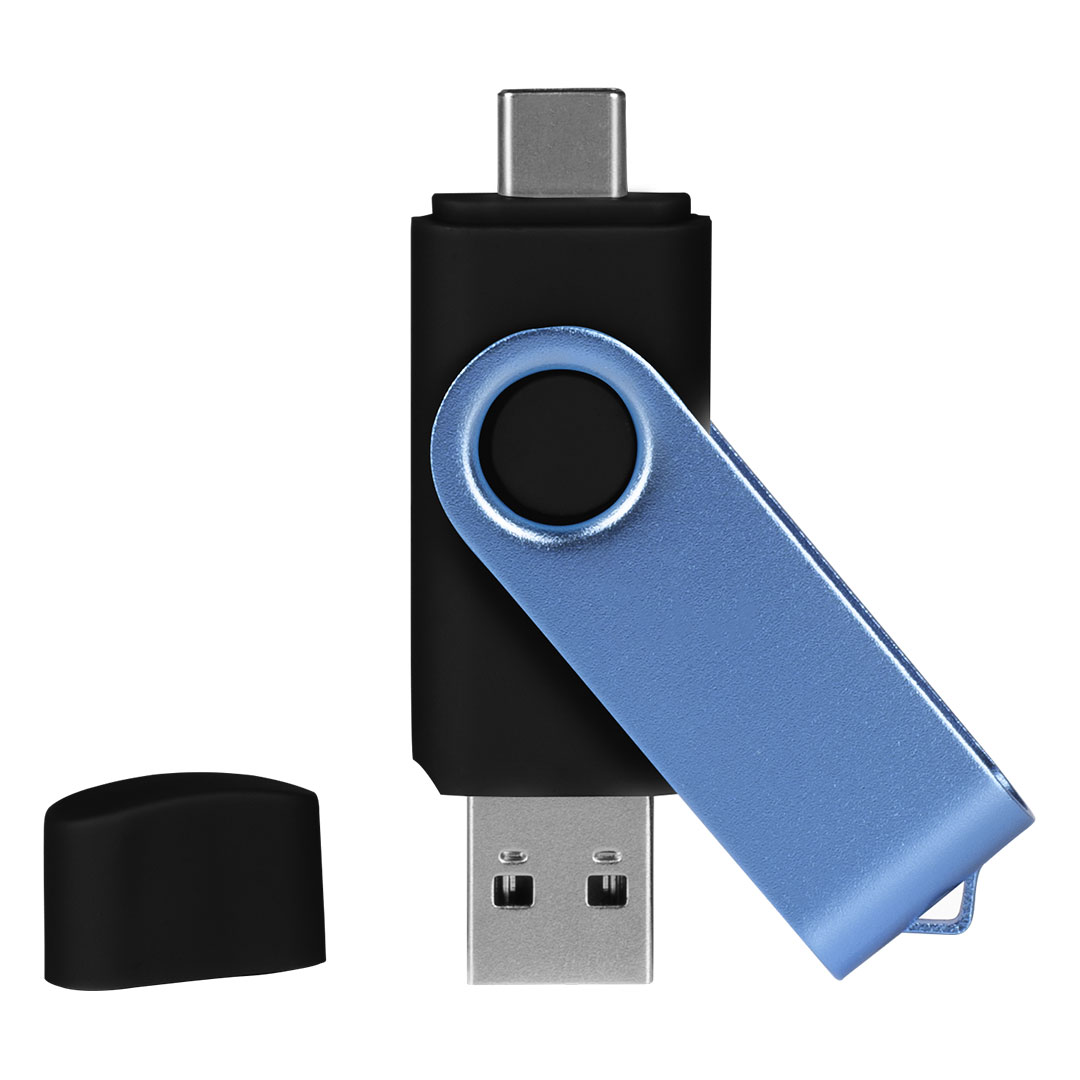 SMART C SKY BLUE, usb flash memorija, crni, 32GB