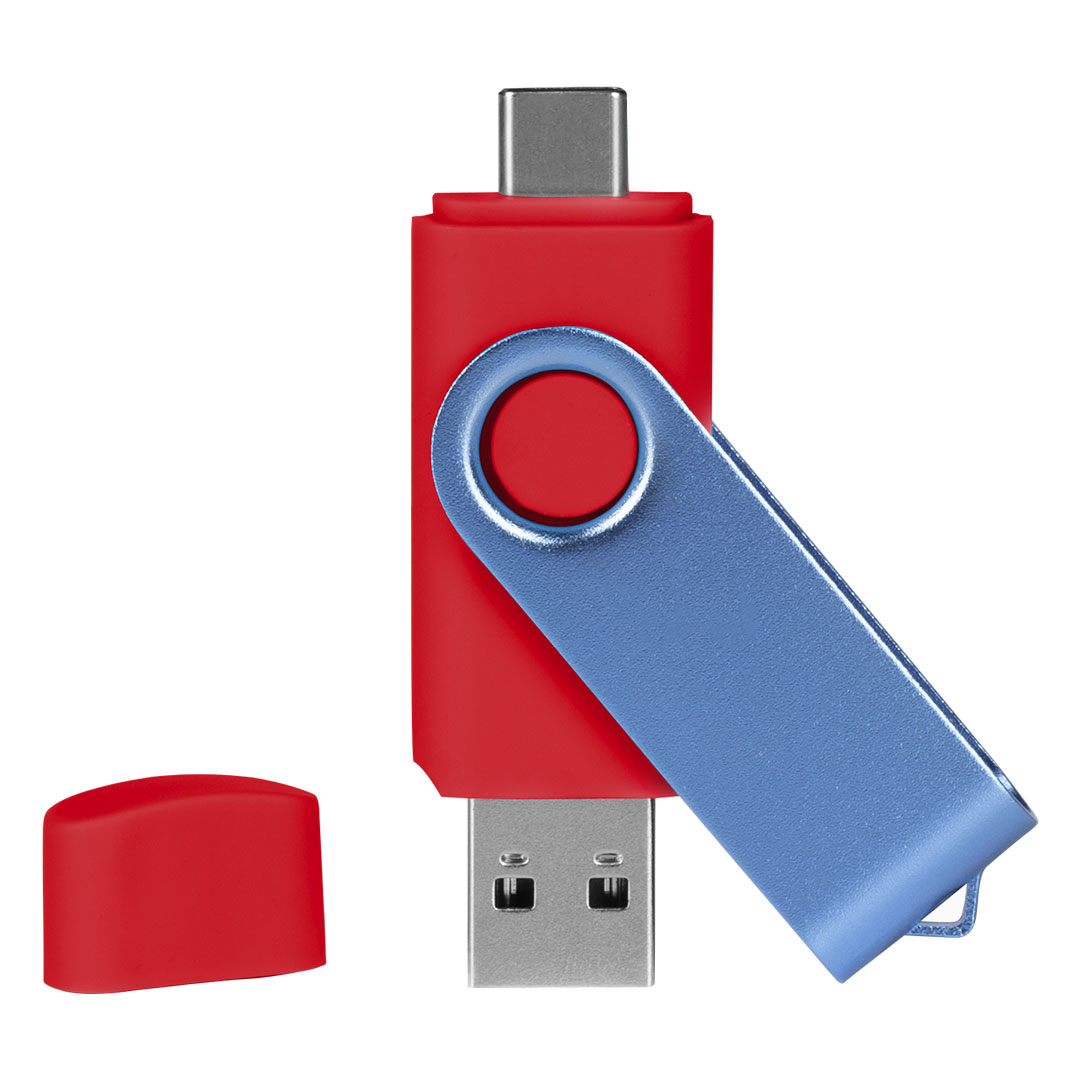 SMART C SKY BLUE, usb flash memorija, crveni, 16GB