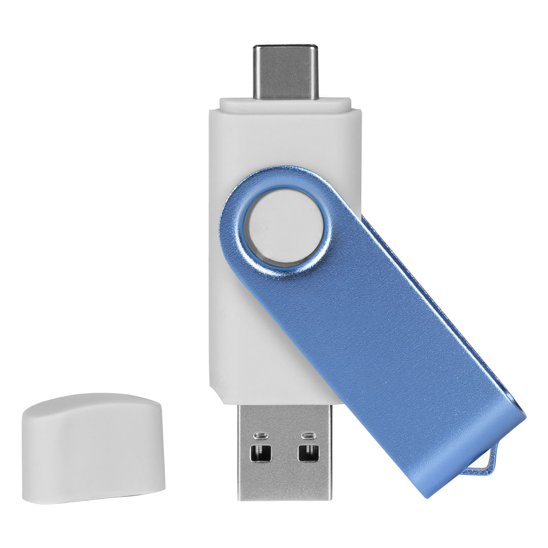 SMART C SKY BLUE, usb flash memorija, beli, 32GB