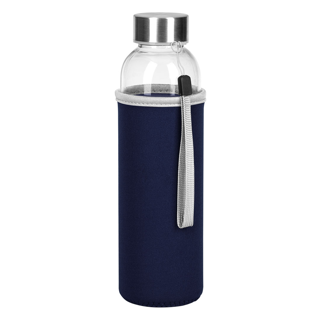 PRIMAVERA, boca za vodu sa neopren navlakom, 500 ml, plava