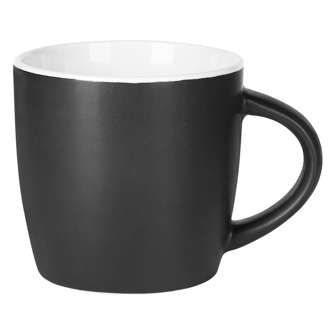 BLACK BERRY, keramička šolja, 300 ml, bela