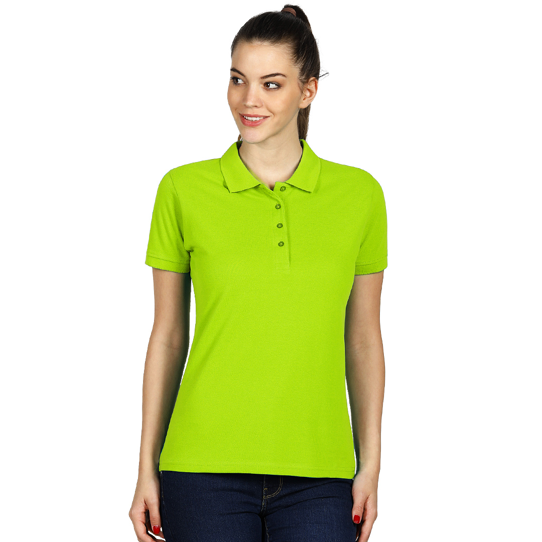 SUNNY, ženska polo majica, 180 g/m2, svetlo zelena