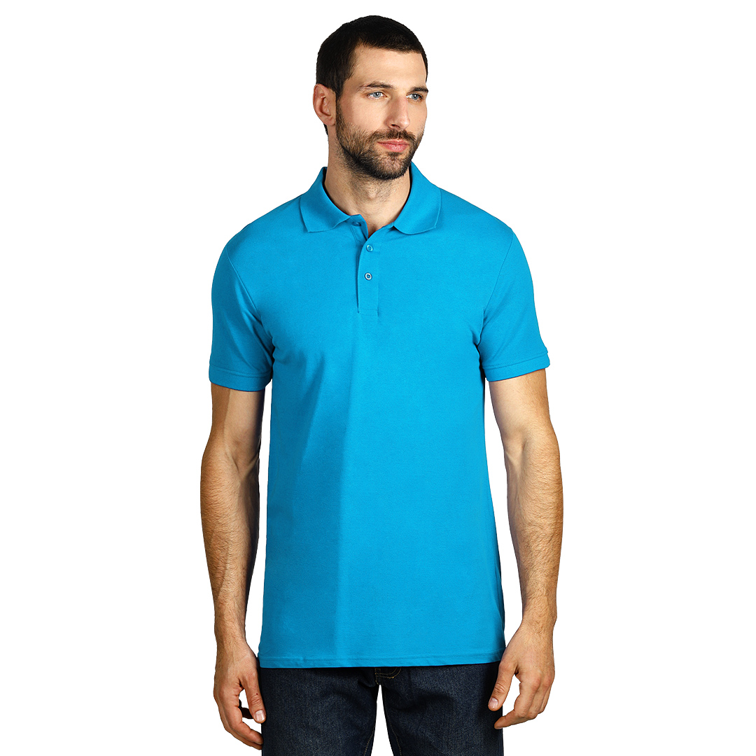 AZZURRO II, polo majica, 180 g/m2, tirkizno plava