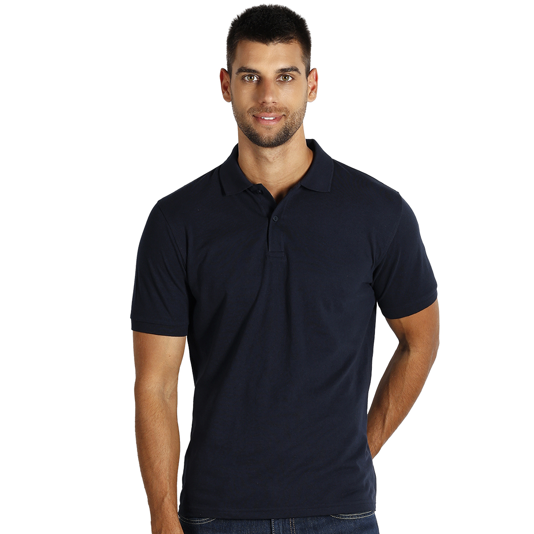 GO GREEN, polo majica, 180 g/m2, plava
