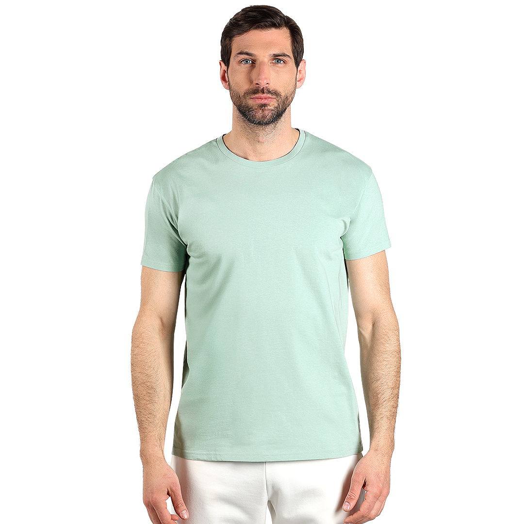 TERRA MEN, majica od organskog pamuka, 150g/m2, pastelno zelena