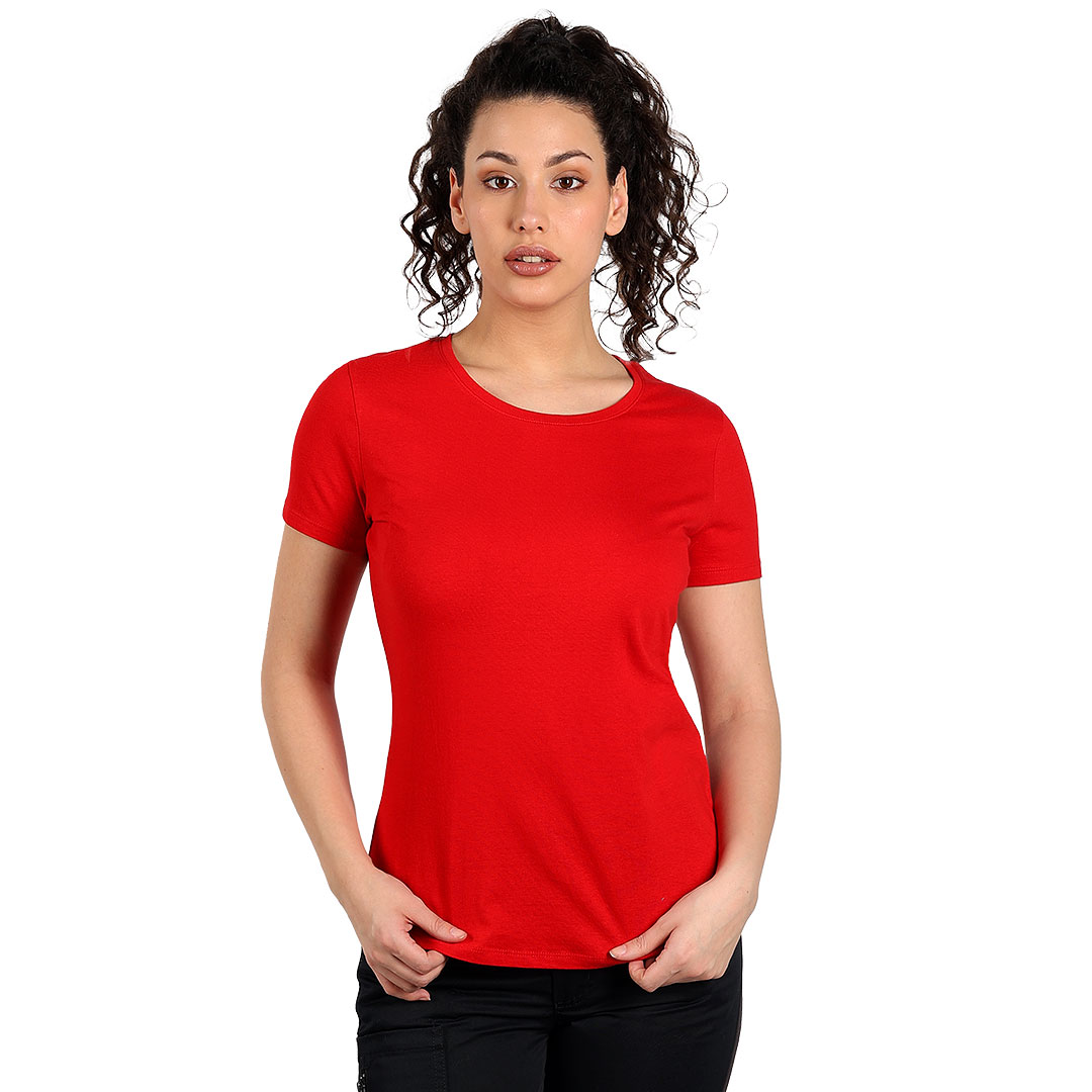 TARGET LADY, ženska pamučna majica, 160 g/m2, crvena
