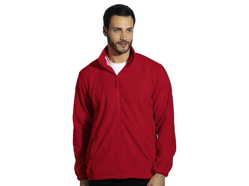 POLARIS, dukserica od brušenog polara, 280 g/m2, crvena