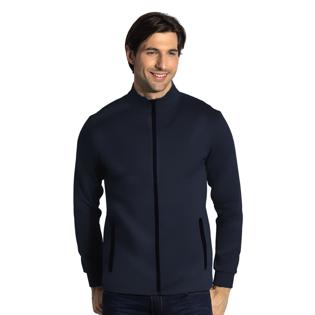 CLARK, dukserica sa visokom kragnom, 280 g/m2, plava