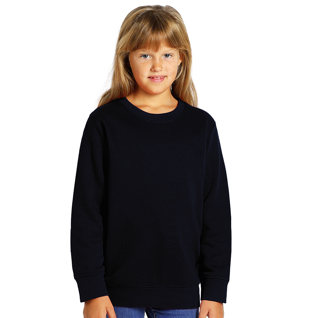 SPRING KID, dečja dukserica, okrugli izrez, 280 g/m2, plava