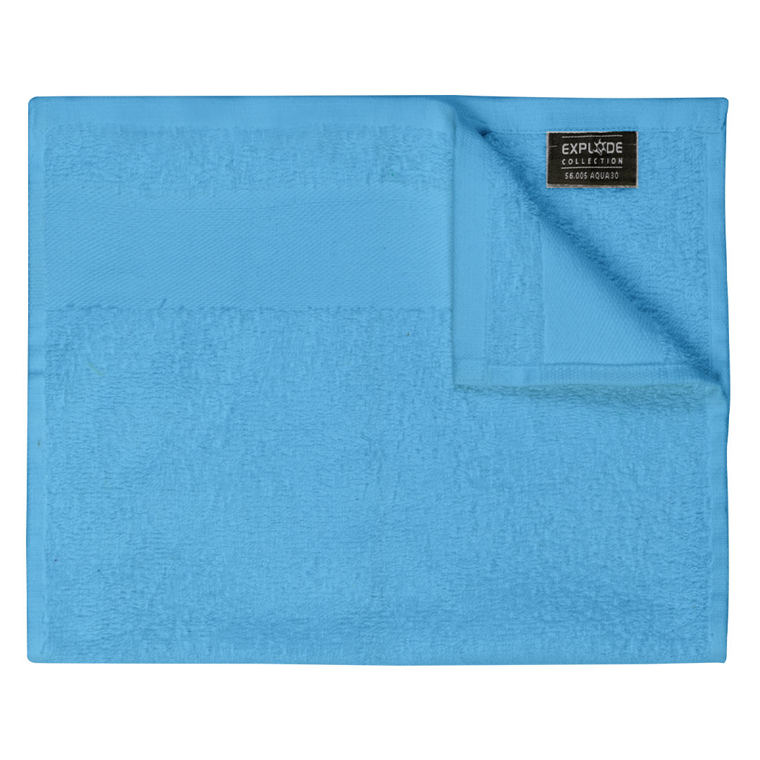 AQUA 30, peškir za lice, 400 g/m2, tirkizno plavi