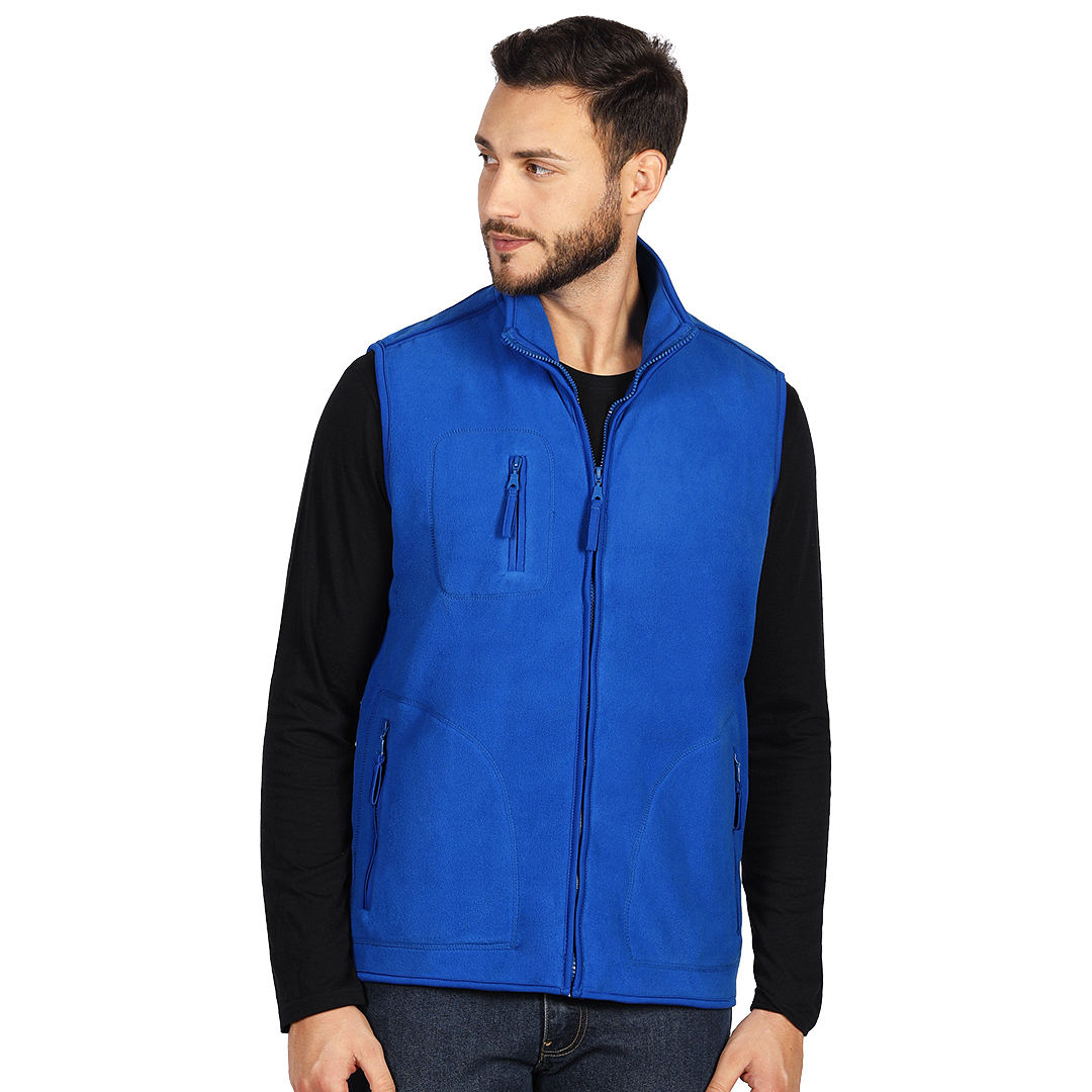 POLARIS VEST, prsluk od brušenog polara, 280 g/m2, rojal plavi