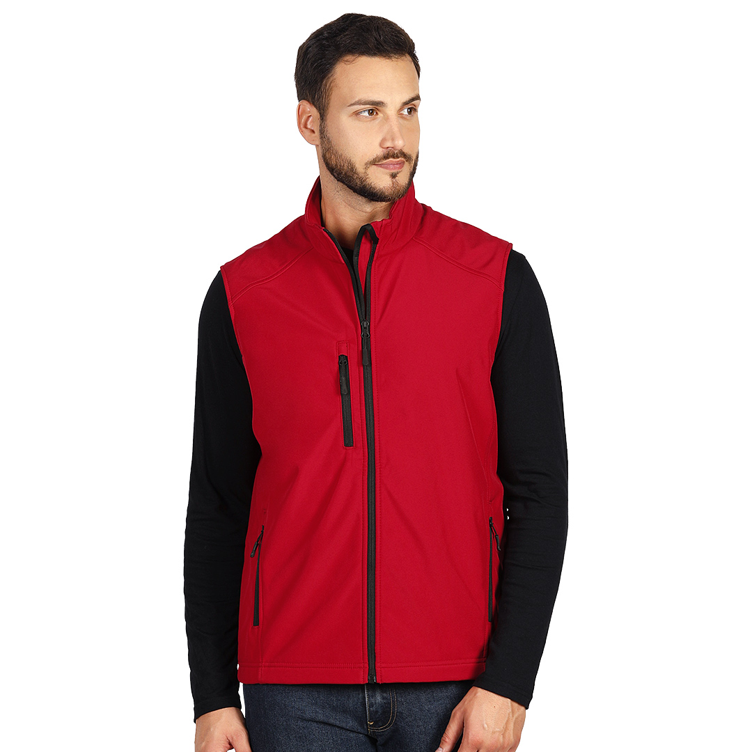 SKIPPER VEST, softshell prsluk, crveni