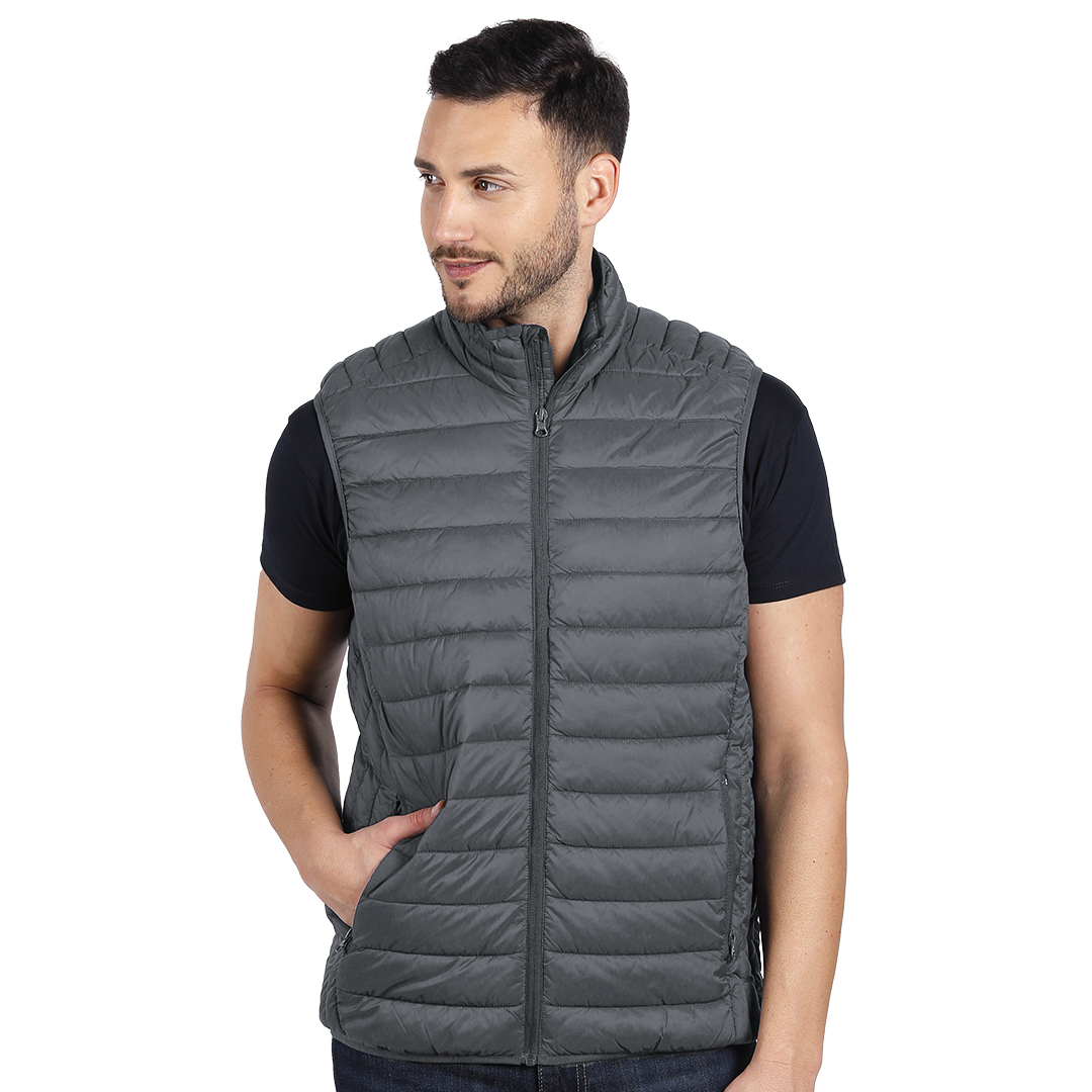 RINO VEST, prsluk, tamno sivi