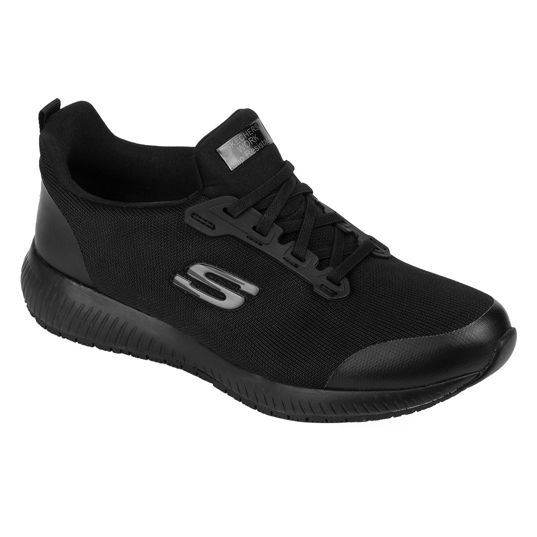 SQUAD, skechers ženske plitke radne patike ob fo src, crne