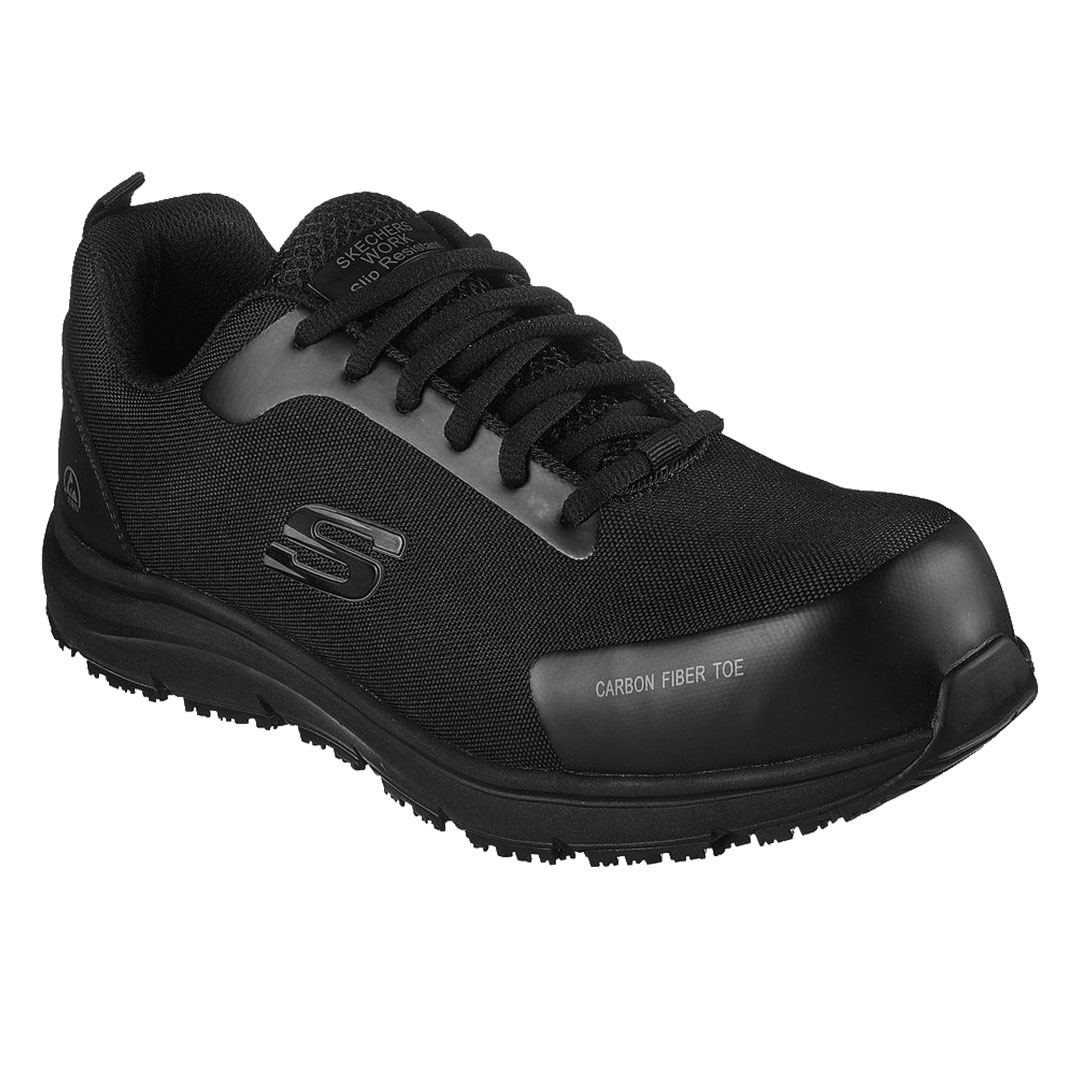 ULMUS, skechers plitke zaštitne cipele sa esd funkcijom, s3 src esd, crne
